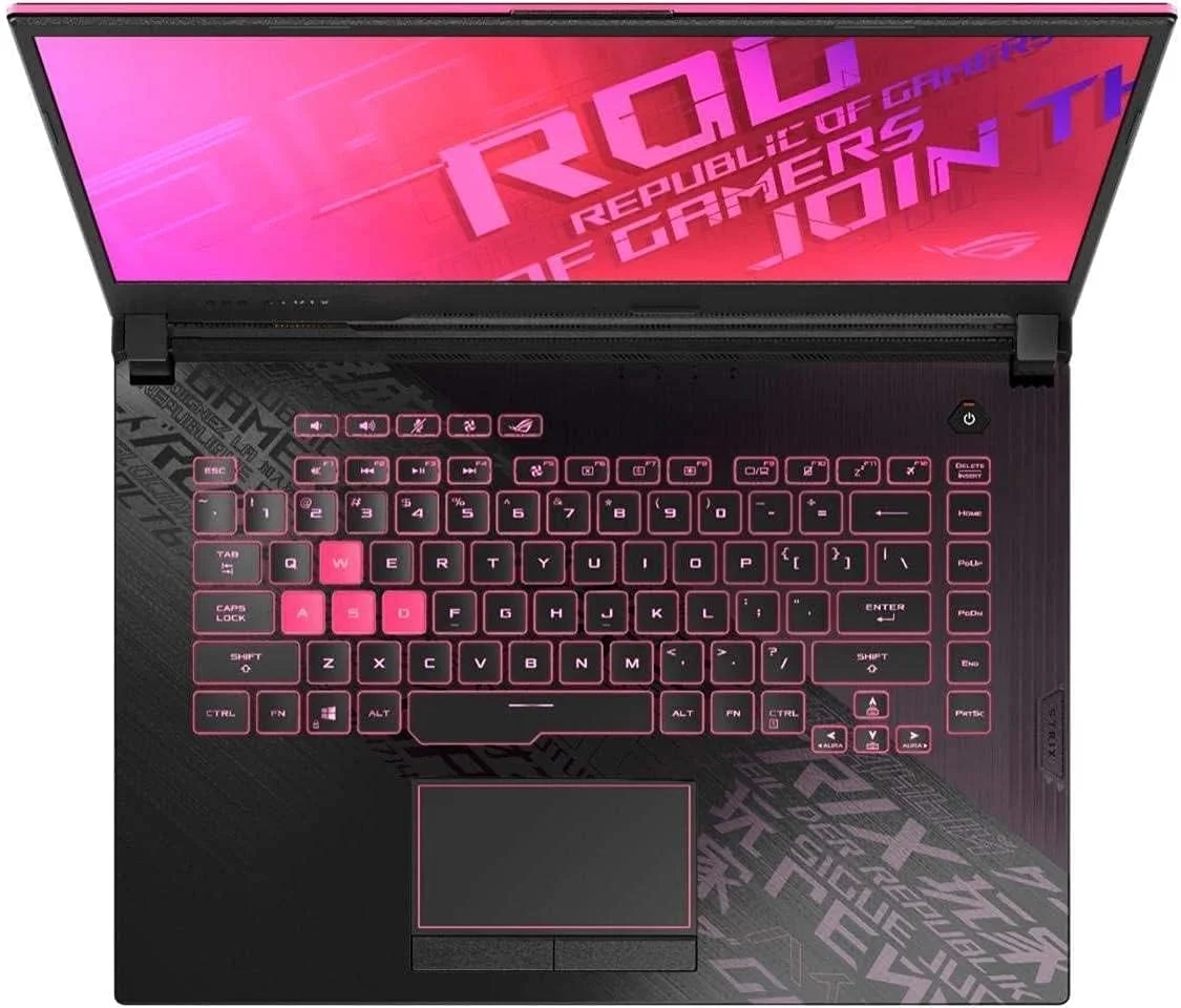 لپ تاپ گیمینگ ایسوس ROG Strix G512LI، پردازنده Intel i7-10750H 2.6GHz، رم 8GB DDR4، حافظه SSD 512GB PCIe، صفحه نمایش 15.6 اینچ FHD 144Hz، کارت گرافیک Nvidia GTX 1650Ti 4GB، کیبورد با نور پس زمینه RGB، ویندوز 10، Electro Punk- G512LI-BI7N10 لپ تاپ گیمینگ ایسوس ROG Strix G512LI، پردازنده Intel i7-10750H 2.6GHz، رم 8GB DDR4، حافظه SSD 512GB PCIe، صفحه نمایش 15.6 اینچ FHD 144Hz، کارت گرافیک Nvidia GTX 1650Ti 4GB، کیبورد با نور پس زمینه RGB، ویندوز 10، Electro Punk- G512LI-BI7N10