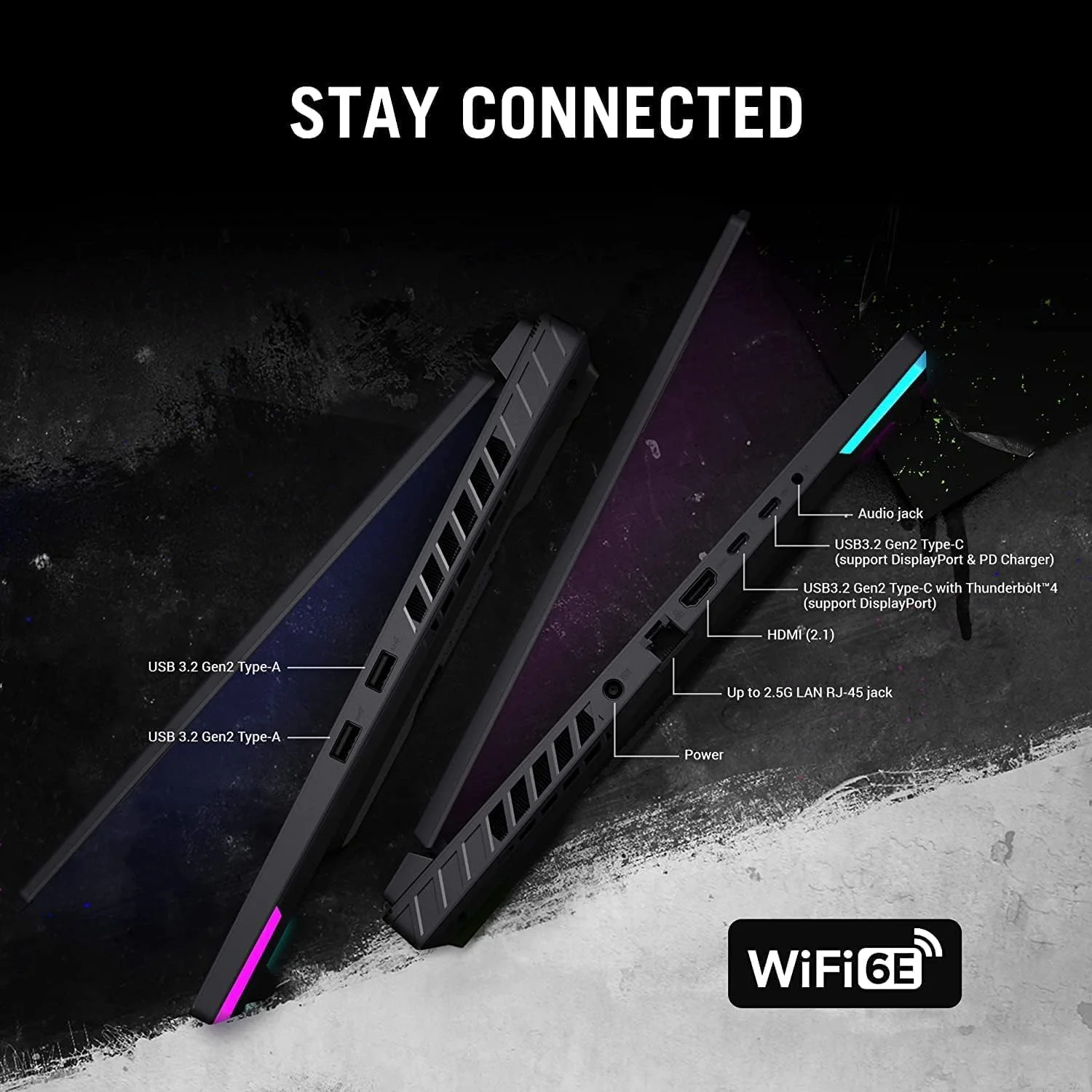 لپ تاپ گیمینگ ایسوس ROG Strix G16 مدل 2023 با صفحه نمایش 16.1 اینچی FHD+ 165Hz، پردازنده Core i7-13650HX، رم 32 گیگابایت، حافظه 1 ترابایت SSD، کارت گرافیک NVIDIA® GeForce RTX™ 4060 8GB، نور پس زمینه RGB انگلیسی، ویندوز 11 خاکستری، رم 32 گیگابایت | 1 ترابایت SSD (ارتقا یافته) لپ تاپ گیمینگ ایسوس ROG Strix G16 مدل 2023 با صفحه نمایش 16.1 اینچی FHD+ 165Hz، پردازنده Core i7-13650HX، رم 32 گیگابایت، حافظه 1 ترابایت SSD، کارت گرافیک NVIDIA® GeForce RTX™ 4060 8GB، نور پس زمینه RGB انگلیسی، ویندوز 11 خاکستری، رم 32 گیگابایت | 1 ترابایت SSD (ارتقا یافته)