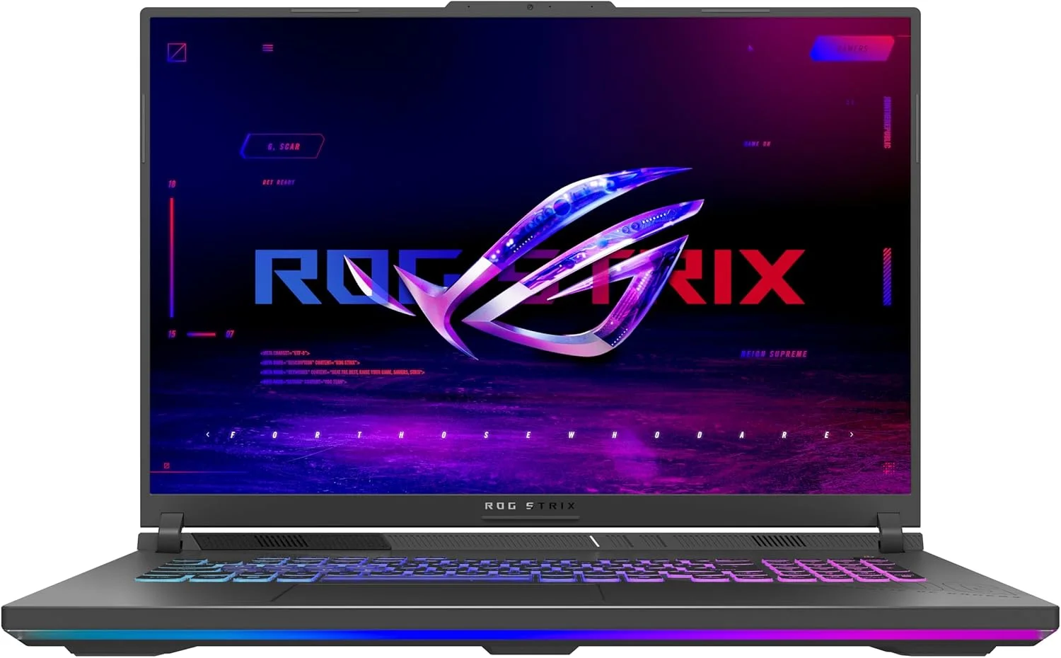 لپ تاپ گیمینگ 18 اینچی ASUS ROG Strix G18 ROG Nebula Display 2.5K 240Hz 3ms با پردازنده AMD Ryzen 9 8940HX، رم 16 گیگابایتی، حافظه SSD 1 ترابایتی و کارت گرافیک NVIDIA GeForce RTX 5070 - خاکستری Eclipse