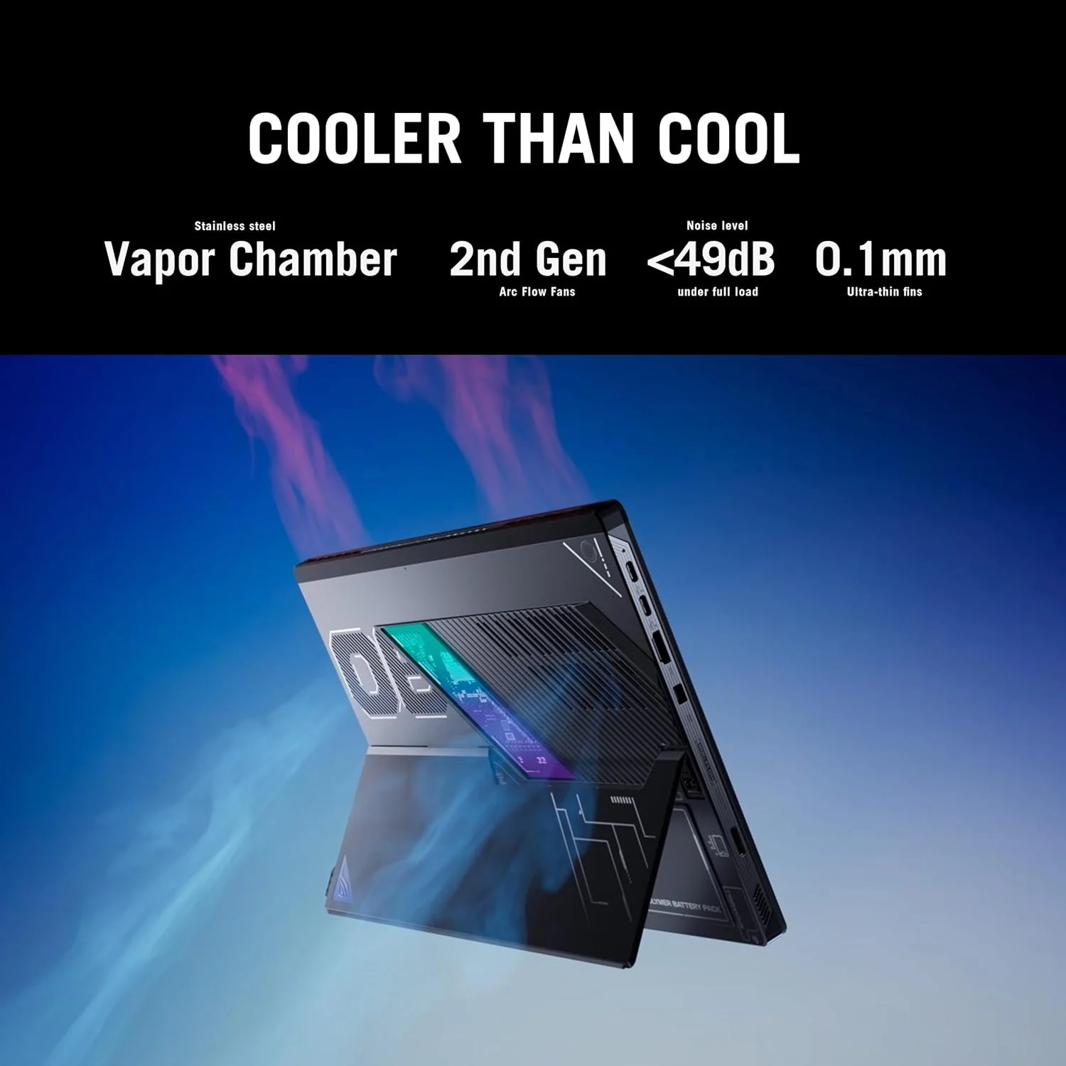 لپ تاپ گیمینگ تبدیل شونده 2 در 1 ایسوس ROG Flow Z13 با صفحه نمایش لمسی ROG Nebula با رزولوشن 2.5K، نرخ تازه سازی 180 هرتز و زمان پاسخگویی 3 میلی ثانیه، پردازنده AMD Ryzen AI MAX+ 395، رم 32 گیگابایتی و حافظه SSD 1 ترابایتی، رنگ مشکی لپ تاپ گیمینگ تبدیل شونده 2 در 1 ایسوس ROG Flow Z13 با صفحه نمایش لمسی ROG Nebula با رزولوشن 2.5K، نرخ تازه سازی 180 هرتز و زمان پاسخگویی 3 میلی ثانیه، پردازنده AMD Ryzen AI MAX+ 395، رم 32 گیگابایتی و حافظه SSD 1 ترابایتی، رنگ مشکی