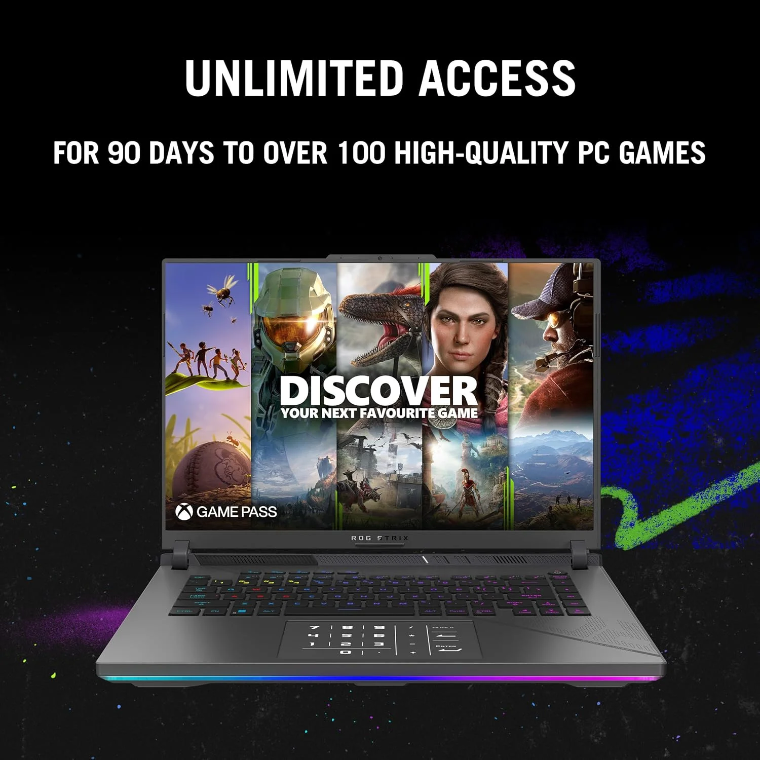 لپ تاپ گیمینگ ایسوس ROG Strix G16 (2024)، 16 اینچ 16:10 QHD 240Hz، GeForce RTX 4070، Intel® Core™ i9-14900HX، 32 گیگابایت DDR5، 1 ترابایت PCIe SSD، Wi-Fi 6E، Windows 11 Pro، G614JIR-XS96 لپ تاپ گیمینگ ایسوس ROG Strix G16 (2024)، 16 اینچ 16:10 QHD 240Hz، GeForce RTX 4070، Intel® Core™ i9-14900HX، 32 گیگابایت DDR5، 1 ترابایت PCIe SSD، Wi-Fi 6E، Windows 11 Pro، G614JIR-XS96