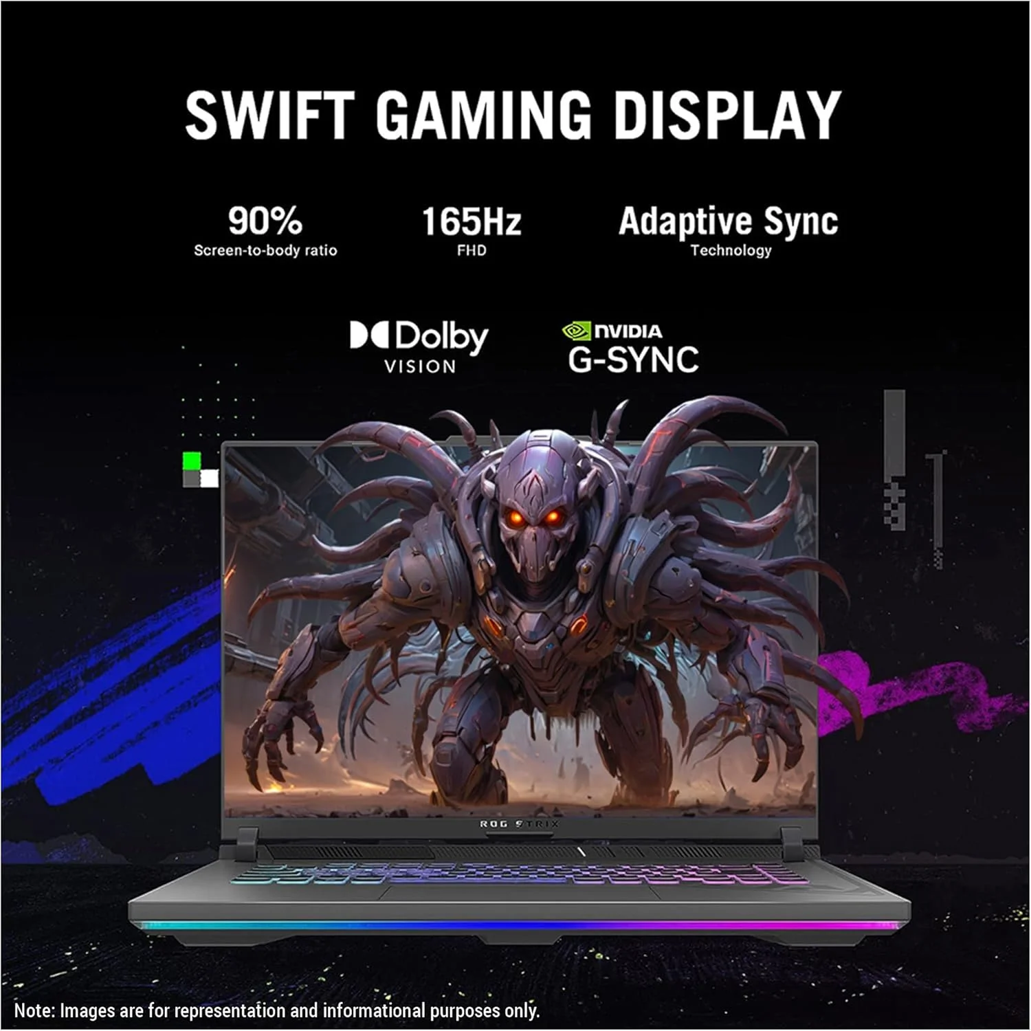 لپ تاپ گیمینگ ایسوس ROG Strix G16، پردازنده Intel i7-13650HX، رم 64 گیگابایتی DDR5، حافظه SSD 2 ترابایتی PCIe، صفحه نمایش 16:10 اینچی WQXGA (2560x1600)، کارت گرافیک Nvidia G-Force RTX 4060، ویندوز 11 هوم لپ تاپ گیمینگ ایسوس ROG Strix G16، پردازنده Intel i7-13650HX، رم 64 گیگابایتی DDR5، حافظه SSD 2 ترابایتی PCIe، صفحه نمایش 16:10 اینچی WQXGA (2560x1600)، کارت گرافیک Nvidia G-Force RTX 4060، ویندوز 11 هوم