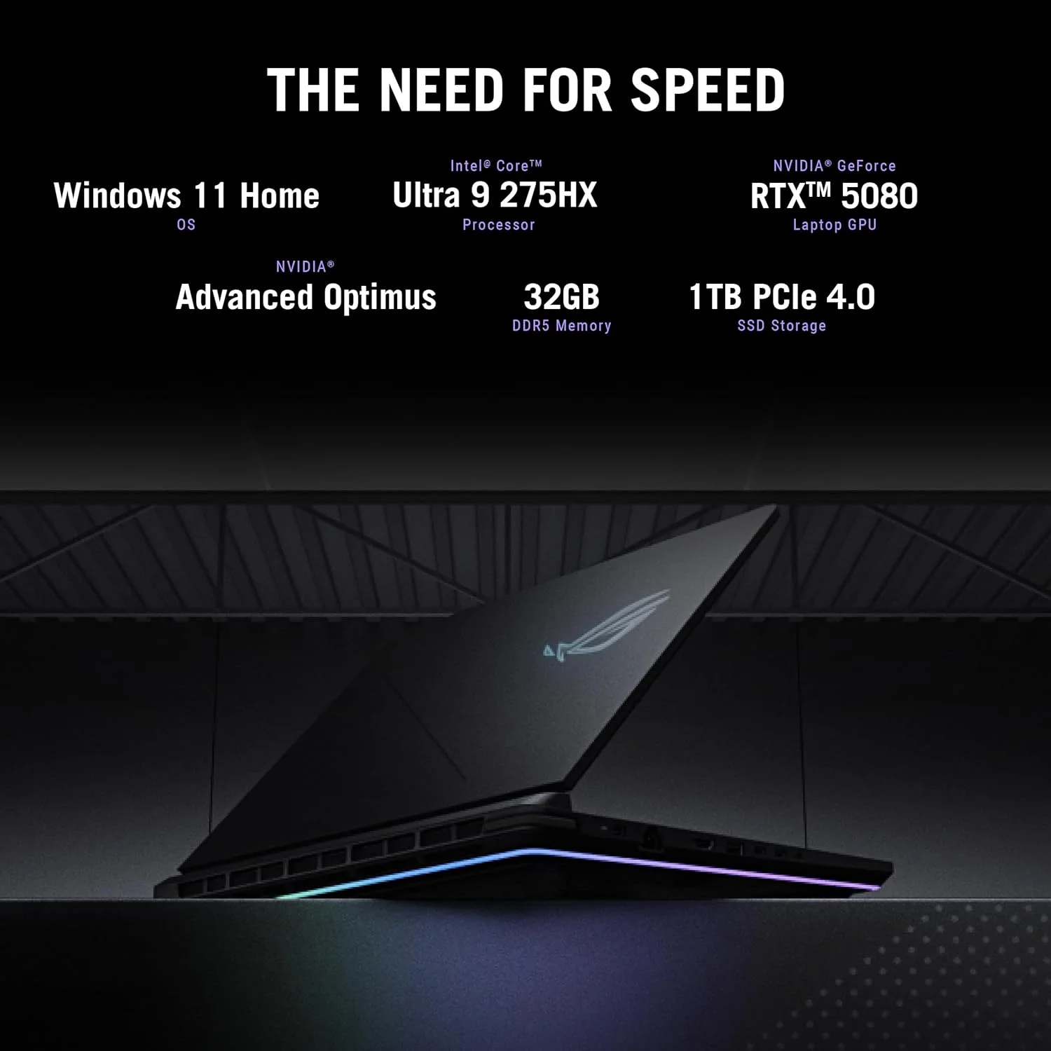 لپ تاپ گیمینگ ایسوس ROG Strix G16 (2025)، نمایشگر 16 اینچی ROG Nebula با نسبت تصویر 16:10 و رزولوشن 2.5K و نرخ نوسازی 240 هرتز/3 میلیثانیه، کارت گرافیک NVIDIA® GeForce RTX™ 5080، پردازنده Intel® Core Ultra 9 275HX، حافظه رم 32 گیگابایت DDR5، حافظه اس اس دی 1 ترابایت PCIe Gen 4، وایفای 7، ویندوز 11 هوم، G615LW-AS96 لپ تاپ گیمینگ ایسوس ROG Strix G16 (2025)، نمایشگر 16 اینچی ROG Nebula با نسبت تصویر 16:10 و رزولوشن 2.5K و نرخ نوسازی 240 هرتز/3 میلیثانیه، کارت گرافیک NVIDIA® GeForce RTX™ 5080، پردازنده Intel® Core Ultra 9 275HX، حافظه رم 32 گیگابایت DDR5، حافظه اس اس دی 1 ترابایت PCIe Gen 4، وایفای 7، ویندوز 11 هوم، G615LW-AS96