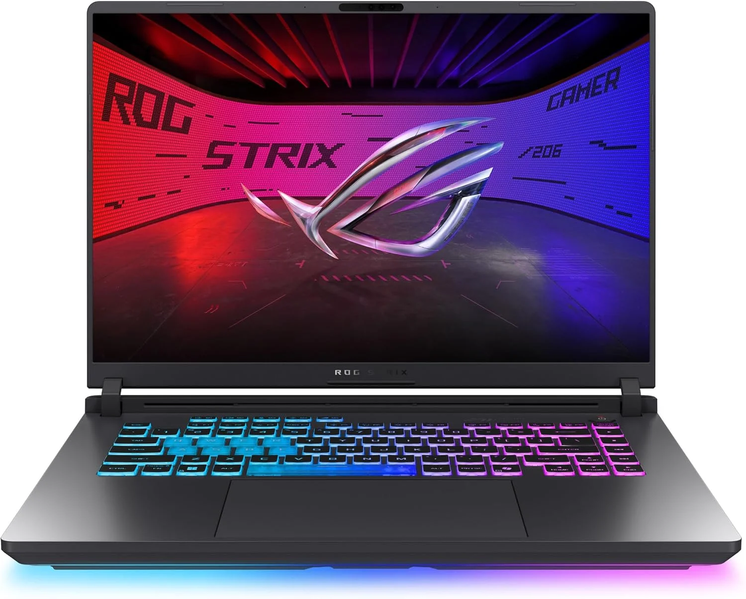 لپ تاپ گیمینگ ایسوس ROG Strix G16 (2025)، صفحه نمایش 16 اینچی FHD+ 16:10 165Hz/3ms، پردازنده گرافیکی لپ تاپ NVIDIA® GeForce RTX™ 5050، پردازنده Intel® Core™ i7 14650HX، رم 16 گیگابایتی DDR5، اس اس دی 1 ترابایتی PCIe Gen 4، Wi-Fi 7، ویندوز 11 هوم لپ تاپ گیمینگ ایسوس ROG Strix G16 (2025)، صفحه نمایش 16 اینچی FHD+ 16:10 165Hz/3ms، پردازنده گرافیکی لپ تاپ NVIDIA® GeForce RTX™ 5050، پردازنده Intel® Core™ i7 14650HX، رم 16 گیگابایتی DDR5، اس اس دی 1 ترابایتی PCIe Gen 4، Wi-Fi 7، ویندوز 11 هوم