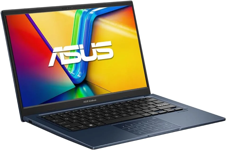 لپ تاپ تجاری ASUS Vivobook 14 2025، صفحه نمایش 14 اینچی FHD، پردازنده 10 هسته ای Intel i7-1355U، رم 40 گیگابایتی DDR4، حافظه 1 ترابایتی SSD، گرافیک Intel Iris Xe، وای فای 5، ویندوز 11 پرو به همراه USB 32 گیگابایتی ONT لپ تاپ تجاری ASUS Vivobook 14 2025، صفحه نمایش 14 اینچی FHD، پردازنده 10 هسته ای Intel i7-1355U، رم 40 گیگابایتی DDR4، حافظه 1 ترابایتی SSD، گرافیک Intel Iris Xe، وای فای 5، ویندوز 11 پرو به همراه USB 32 گیگابایتی ONT