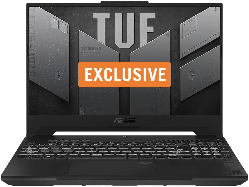 لپ تاپ گیمینگ ایسوس TUF Gaming A15 FA507NUR-LP007W، پردازنده AMD Ryzen™ 7 7435HS، کارت گرافیک NVIDIA® GeForce RTX™ 4050 6GB GDDR6، رم DDR5 16GB، حافظه 512GB، صفحه نمایش 15.6 اینچ، ویندوز هوم، کیبورد انگلیسی-عربی، رنگ Jaeger Gray، دوشاخه برق 2 پین