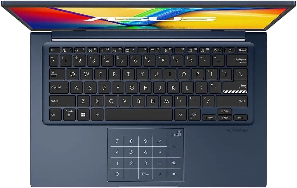 لپ تاپ تجاری ASUS Vivobook 14 2025، صفحه نمایش 14 اینچی FHD، پردازنده 10 هسته ای Intel i7-1355U، رم 40 گیگابایتی DDR4، حافظه 1 ترابایتی SSD، گرافیک Intel Iris Xe، وای فای 5، ویندوز 11 پرو به همراه USB 32 گیگابایتی ONT لپ تاپ تجاری ASUS Vivobook 14 2025، صفحه نمایش 14 اینچی FHD، پردازنده 10 هسته ای Intel i7-1355U، رم 40 گیگابایتی DDR4، حافظه 1 ترابایتی SSD، گرافیک Intel Iris Xe، وای فای 5، ویندوز 11 پرو به همراه USB 32 گیگابایتی ONT
