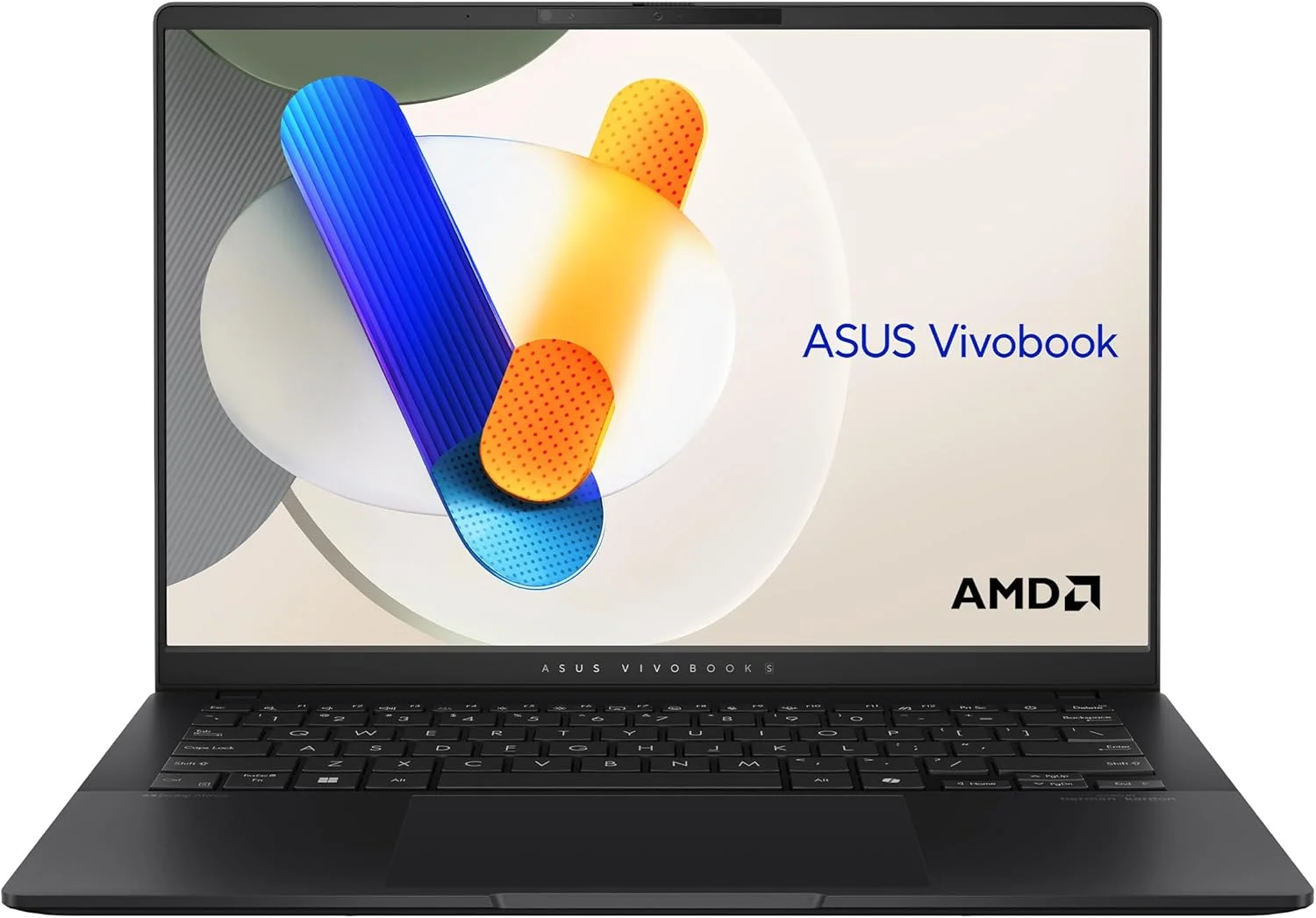 ایسوس ویووبوک S 14 OLED M5406UA-OLEDR911WB AMD R9-8945HS AI تا 39 تاپس / 16 گیگابایت رم / 1 ترابایت SSD / 14 اینچ WUXGA (1920x1080) ویندوز 11 هوم - مشکی خنثی