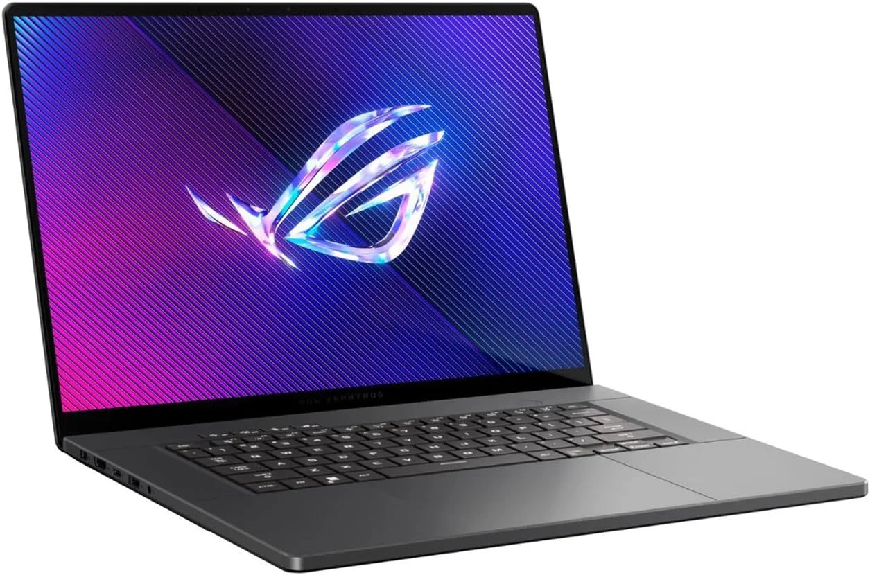 لپ تاپ گیمینگ ایسوس ROG Zephyrus G16، نمایشگر 16 اینچی OLED 240 هرتز، Core Ultra 9 185H (تا 5.1 گیگاهرتز)، GeForce RTX 4070، رم 16 گیگابایتی DDR5، حافظه 2 ترابایتی PCle 4.0، WiFi 6E، کیبورد با نور پس زمینه، TB 4، HDMI، کابل PDG HDMI، ویندوز 11 پرو لپ تاپ گیمینگ ایسوس ROG Zephyrus G16، نمایشگر 16 اینچی OLED 240 هرتز، Core Ultra 9 185H (تا 5.1 گیگاهرتز)، GeForce RTX 4070، رم 16 گیگابایتی DDR5، حافظه 2 ترابایتی PCle 4.0، WiFi 6E، کیبورد با نور پس زمینه، TB 4، HDMI، کابل PDG HDMI، ویندوز 11 پرو
