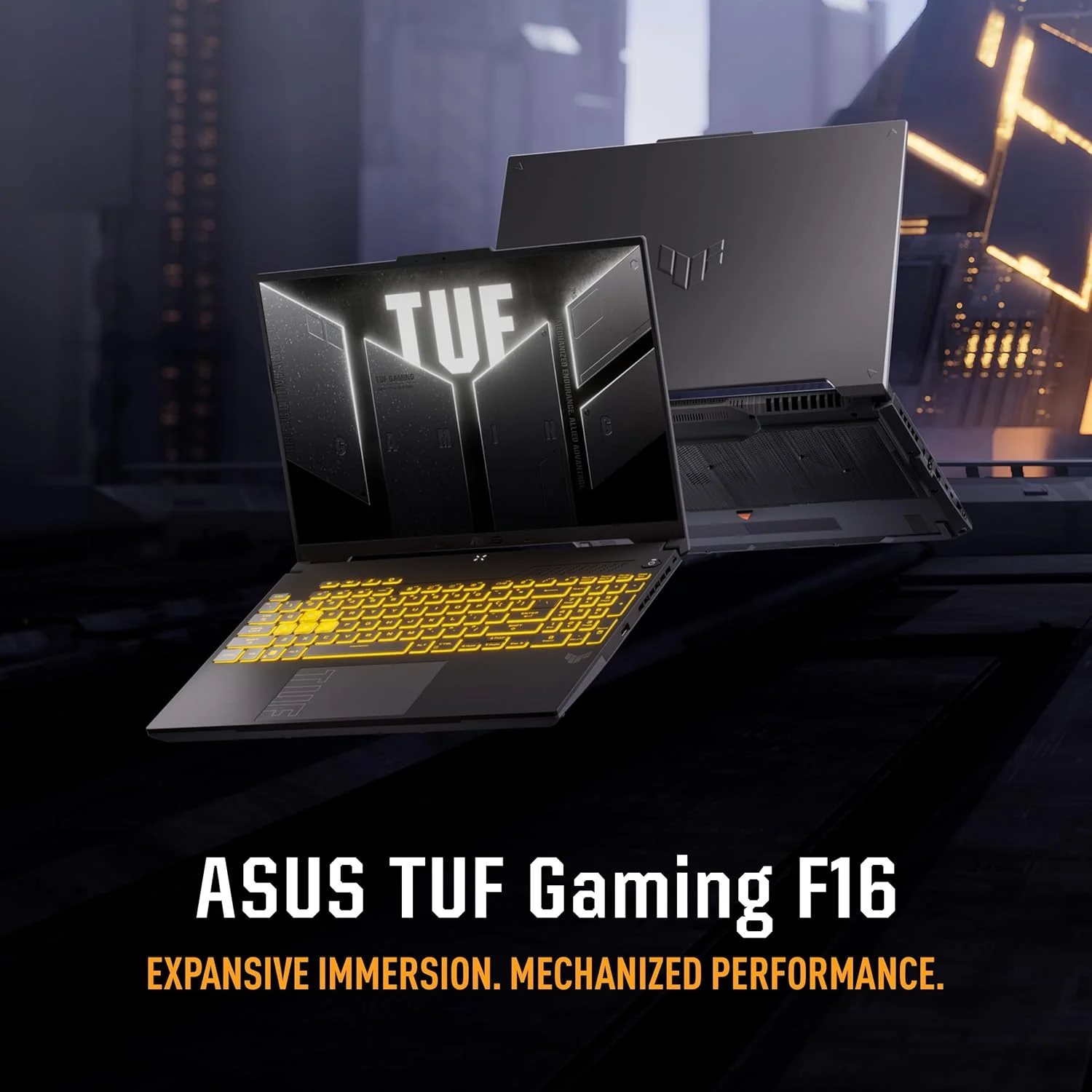 لپ تاپ گیمینگ ایسوس TUF Gaming F16 (FX607VU-RL048)، پردازنده Intel Core 5 210H نسل 14، کارت گرافیک RTX 4050-6GB، صفحه نمایش FHD+ 144Hz، رم 16GB DDR5 | 1TB SSD، ویندوز 11، آفیس 2024، خاکستری مکانیکی