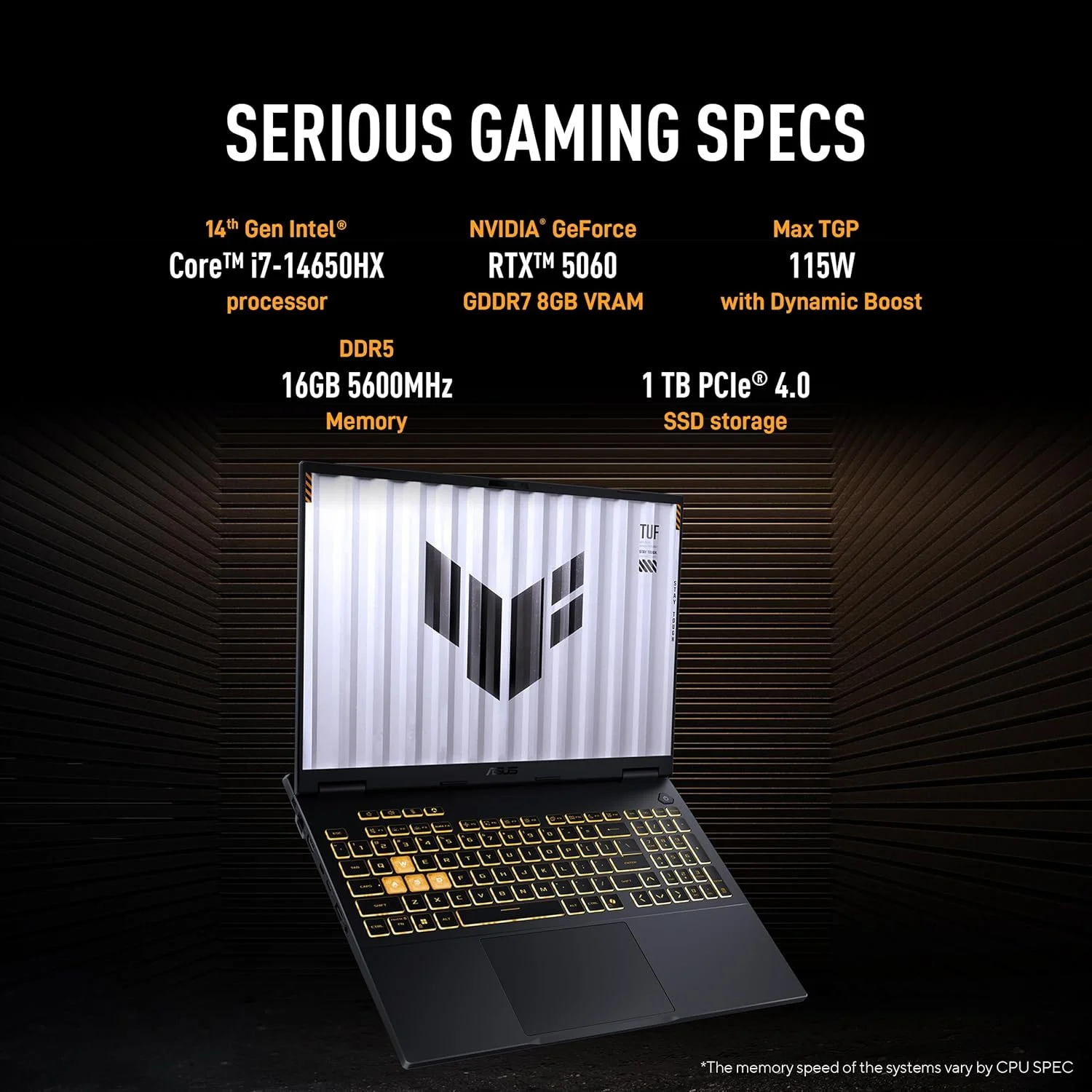 لپ تاپ گیمینگ ASUS TUF F16 نسل 14 اینتل Core i7 14650HX با کارت گرافیک Nvidia RTX 5060-8GB، صفحه نمایش WUXGA 165Hz، رم 32GB GDDR5-1TB SSD، ویندوز 11 آفیس هوم 2024/Jaeger Gray FX608JMR لپ تاپ گیمینگ ASUS TUF F16 نسل 14 اینتل Core i7 14650HX با کارت گرافیک Nvidia RTX 5060-8GB، صفحه نمایش WUXGA 165Hz، رم 32GB GDDR5-1TB SSD، ویندوز 11 آفیس هوم 2024/Jaeger Gray FX608JMR
