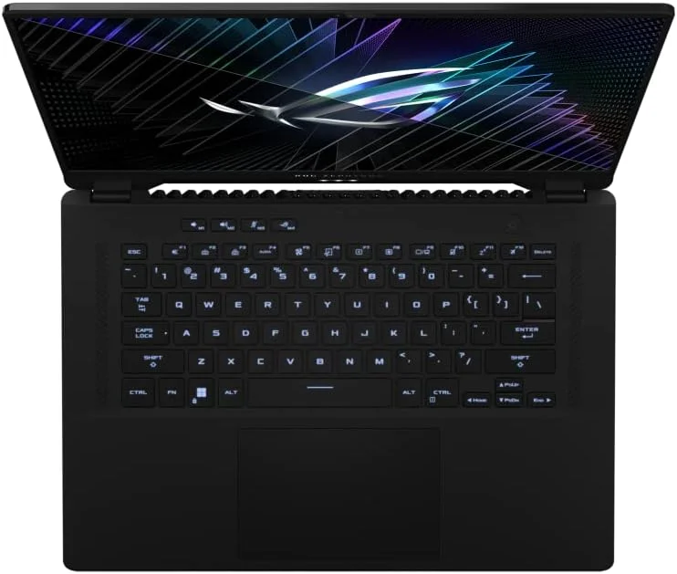 لپ تاپ گیمینگ ایسوس ROG Zephyrus M16، پردازنده Intel® Core™ i9-13900H، رم 16 گیگابایت، SSD 1 ترابایت، Nvidia RTX 4080 12GB، نمایشگر 16 اینچی ROG Nebula HDR Mini LED WQXGA 240Hz، ویندوز 11، مشکی، نور پس زمینه Eng-RGB [GU604VZ-CS94]