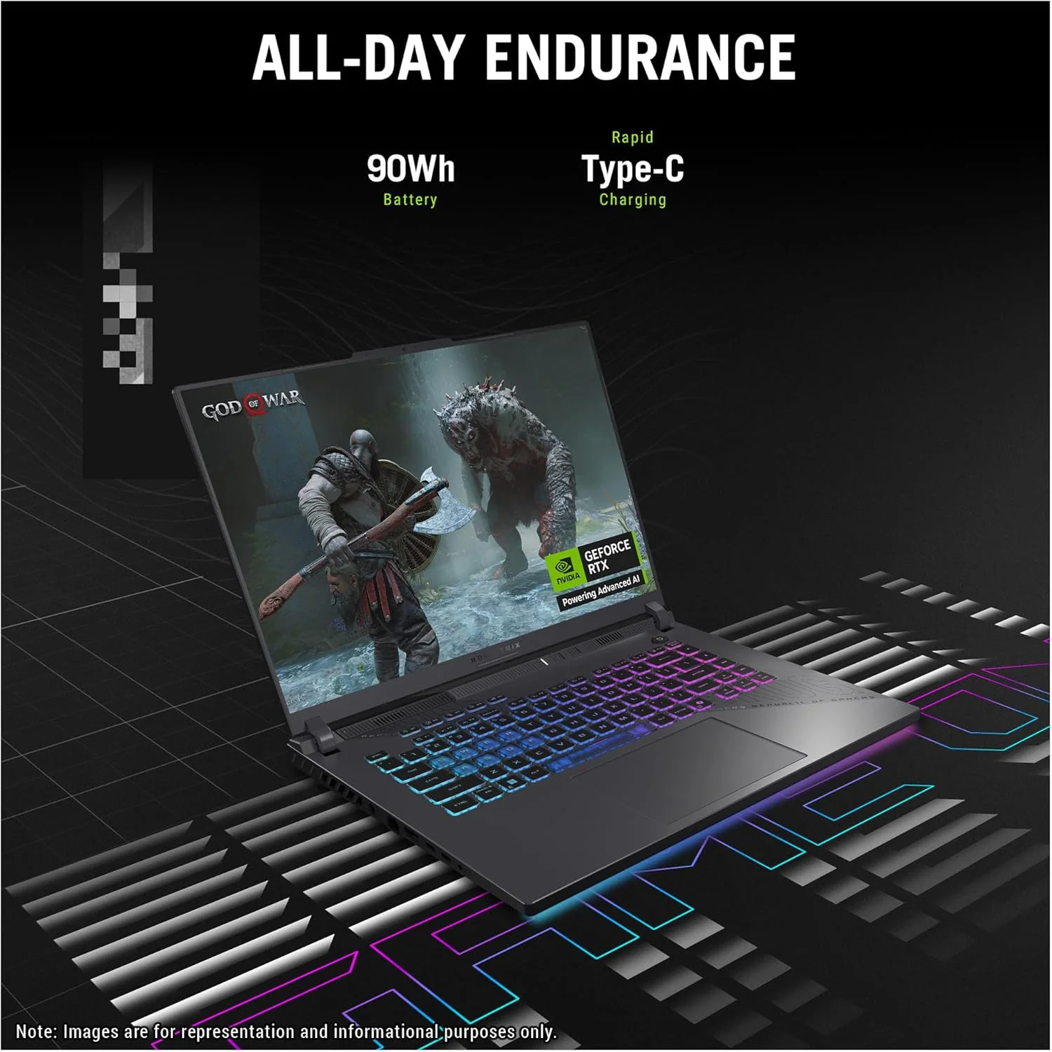 لپ تاپ گیمینگ ایسوس ROG Strix G16، AMD Ryzen 9-8940HX، رم 32 گیگابایتی DDR5، SSD PCIe 1 ترابایتی، نمایشگر 16 اینچی WUXGA (1920x1200) 165 هرتز، Nvidia G-Force RTX 5070Ti، کیبورد با نور پس زمینه RGB 4 منطقه ای، W11 Pro، خاکستری Eclipse لپ تاپ گیمینگ ایسوس ROG Strix G16، AMD Ryzen 9-8940HX، رم 32 گیگابایتی DDR5، SSD PCIe 1 ترابایتی، نمایشگر 16 اینچی WUXGA (1920x1200) 165 هرتز، Nvidia G-Force RTX 5070Ti، کیبورد با نور پس زمینه RGB 4 منطقه ای، W11 Pro، خاکستری Eclipse