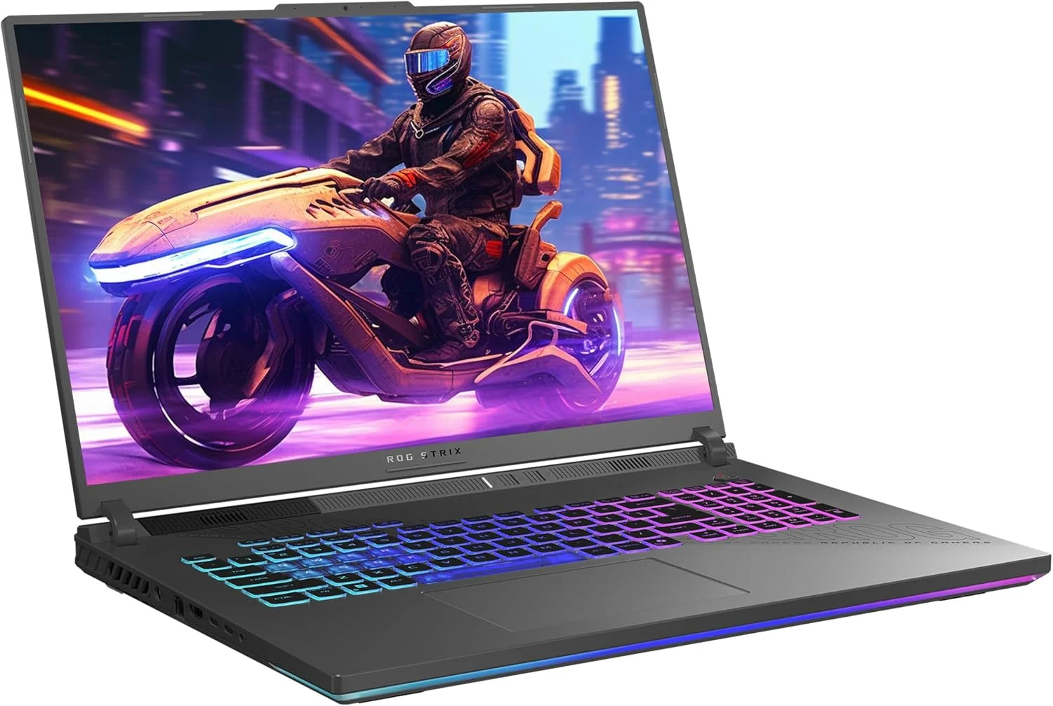 لپ تاپ گیمینگ ایسوس ROG Strix G18، AMD Ryzen 9-9955HX، رم 64 گیگابایتی DDR5، اس اس دی 2 ترابایتی PCIe، نمایشگر 18 اینچی 2.5K (2560x1600) 240 هرتز، Nvidia G-Force RTX 5070، کیبورد RGB 4 ناحیه ای، ویندوز 11 پرو، خاکستری کسوفی لپ تاپ گیمینگ ایسوس ROG Strix G18، AMD Ryzen 9-9955HX، رم 64 گیگابایتی DDR5، اس اس دی 2 ترابایتی PCIe، نمایشگر 18 اینچی 2.5K (2560x1600) 240 هرتز، Nvidia G-Force RTX 5070، کیبورد RGB 4 ناحیه ای، ویندوز 11 پرو، خاکستری کسوفی