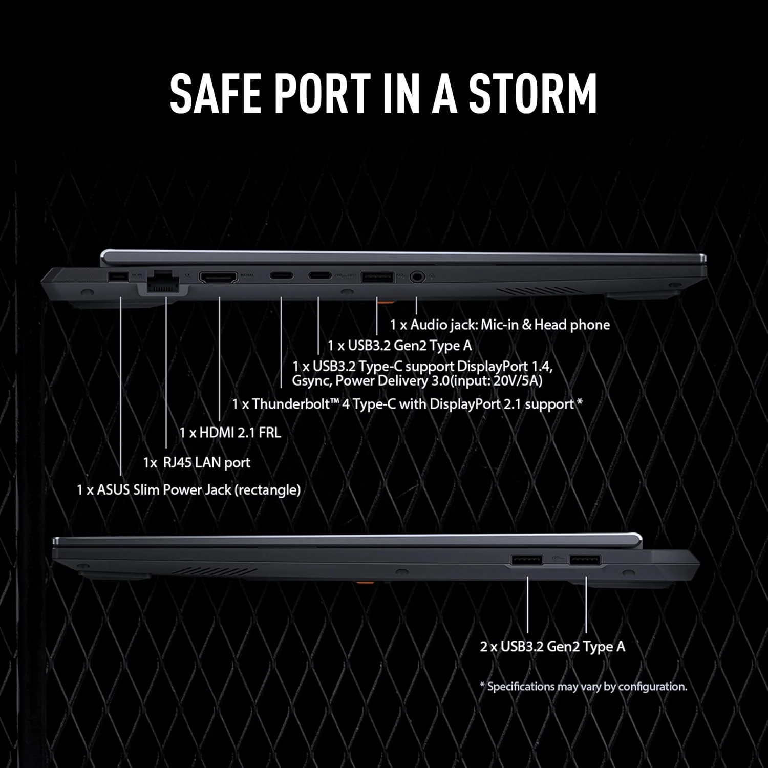 لپ تاپ گیمینگ ASUS TUF F16 نسل 14 اینتل Core i7 14650HX با کارت گرافیک Nvidia RTX 5060-8GB، صفحه نمایش WUXGA 165Hz، رم 32GB GDDR5-1TB SSD، ویندوز 11 آفیس هوم 2024/Jaeger Gray FX608JMR لپ تاپ گیمینگ ASUS TUF F16 نسل 14 اینتل Core i7 14650HX با کارت گرافیک Nvidia RTX 5060-8GB، صفحه نمایش WUXGA 165Hz، رم 32GB GDDR5-1TB SSD، ویندوز 11 آفیس هوم 2024/Jaeger Gray FX608JMR