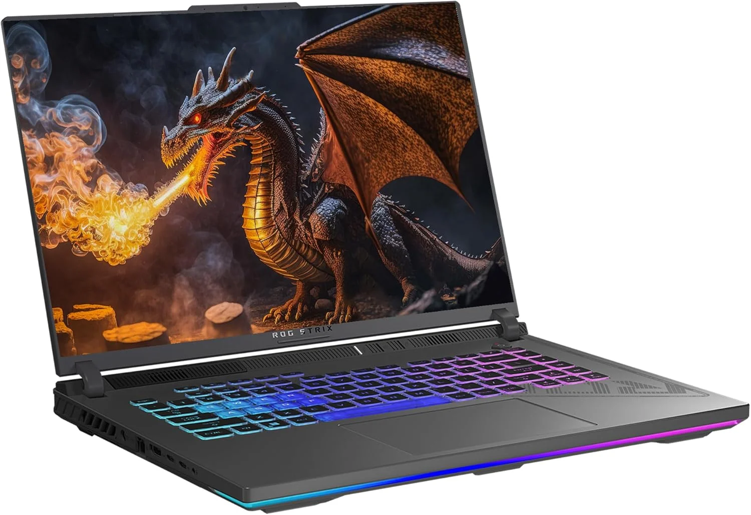 لپ تاپ گیمینگ ایسوس ROG Strix G18، AMD Ryzen 9-8940HX، رم 32 گیگابایتی DDR5، SSD PCIe 1 ترابایتی، صفحه نمایش 18 اینچی 2.5K (2560x1600) 240 هرتز، Nvidia G-Force RTX 5060، صفحه کلید RGB با نور پس زمینه 4 منطقه ای، W11 Home، خاکستری کسوفی لپ تاپ گیمینگ ایسوس ROG Strix G18، AMD Ryzen 9-8940HX، رم 32 گیگابایتی DDR5، SSD PCIe 1 ترابایتی، صفحه نمایش 18 اینچی 2.5K (2560x1600) 240 هرتز، Nvidia G-Force RTX 5060، صفحه کلید RGB با نور پس زمینه 4 منطقه ای، W11 Home، خاکستری کسوفی