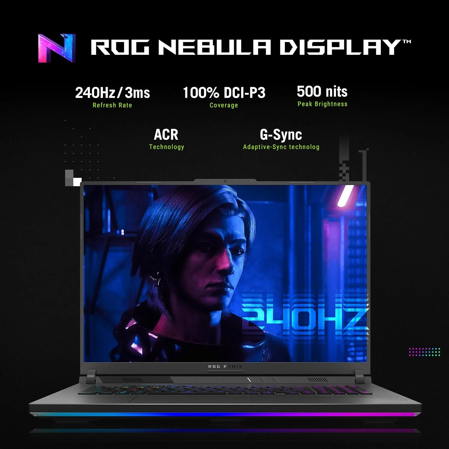 لپ تاپ گیمینگ ایسوس ROG Strix G18 G815LW-S9033W، پردازنده Intel CORE ULTRA 9 275HX/32GB رم/1TB SSD PCIE G4/کارت گرافیک NVIDIA RTX5080/16GB GDDR7/ویندوز 11 هوم/صفحه نمایش 18 اینچ/کیبورد انگلیسی-عربی/رنگ خاکستری لپ تاپ گیمینگ ایسوس ROG Strix G18 G815LW-S9033W، پردازنده Intel CORE ULTRA 9 275HX/32GB رم/1TB SSD PCIE G4/کارت گرافیک NVIDIA RTX5080/16GB GDDR7/ویندوز 11 هوم/صفحه نمایش 18 اینچ/کیبورد انگلیسی-عربی/رنگ خاکستری