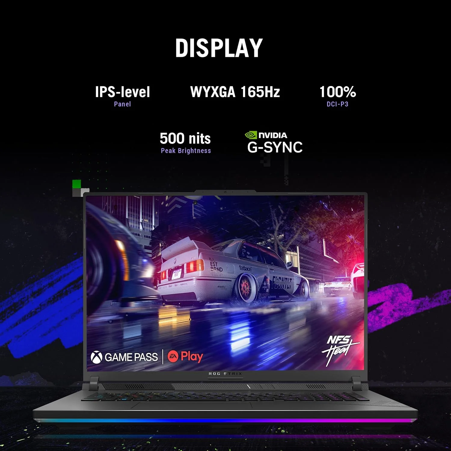 لپ تاپ گیمینگ ROG Strix G16 G614JVR-I9161G نسل 14 اینتل Core i9-14900HX/ رم 16 گیگابایت/ SSD 1 ترابایت/ NVIDIA GeForce RTX 4060 8GB/ صفحه نمایش 16 اینچ FHD+ 165Hz/ ویندوز 11 Home/ نورپردازی 4-Zone RGB - خاکستری تیره - 2 سال گارانتی بین المللی