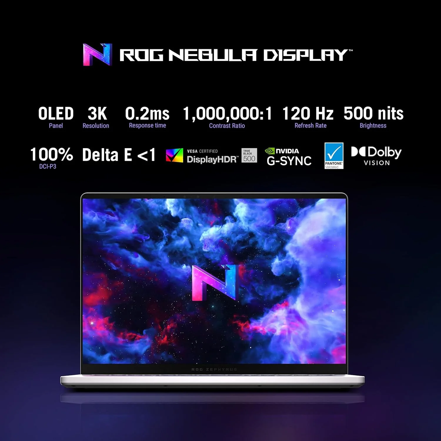 لپ تاپ ایسوس ROG Zephyrus G14 با صفحه نمایش 14 اینچی 3K OLED / پردازنده Ryzen 9 270 / رم 16 گیگابایتی / SSD 1 ترابایتی / گرافیک 8 گیگابایتی GeForce RTX 5060 / ویندوز 11 هوم / صفحه کلید انگلیسی / پلاتینیوم سفید لپ تاپ ایسوس ROG Zephyrus G14 با صفحه نمایش 14 اینچی 3K OLED / پردازنده Ryzen 9 270 / رم 16 گیگابایتی / SSD 1 ترابایتی / گرافیک 8 گیگابایتی GeForce RTX 5060 / ویندوز 11 هوم / صفحه کلید انگلیسی / پلاتینیوم سفید