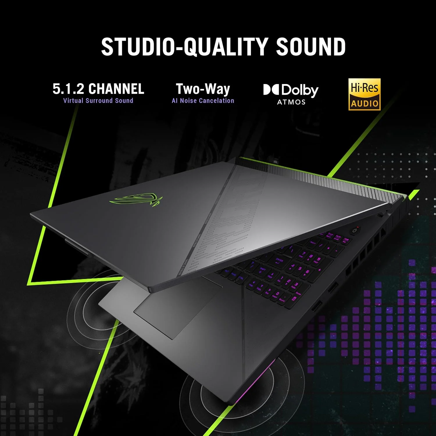 لپ تاپ گیمینگ ROG Strix G16 G614JVR-I9161G نسل 14 اینتل Core i9-14900HX/ رم 16 گیگابایت/ SSD 1 ترابایت/ NVIDIA GeForce RTX 4060 8GB/ صفحه نمایش 16 اینچ FHD+ 165Hz/ ویندوز 11 Home/ نورپردازی 4-Zone RGB - خاکستری تیره - 2 سال گارانتی بین المللی