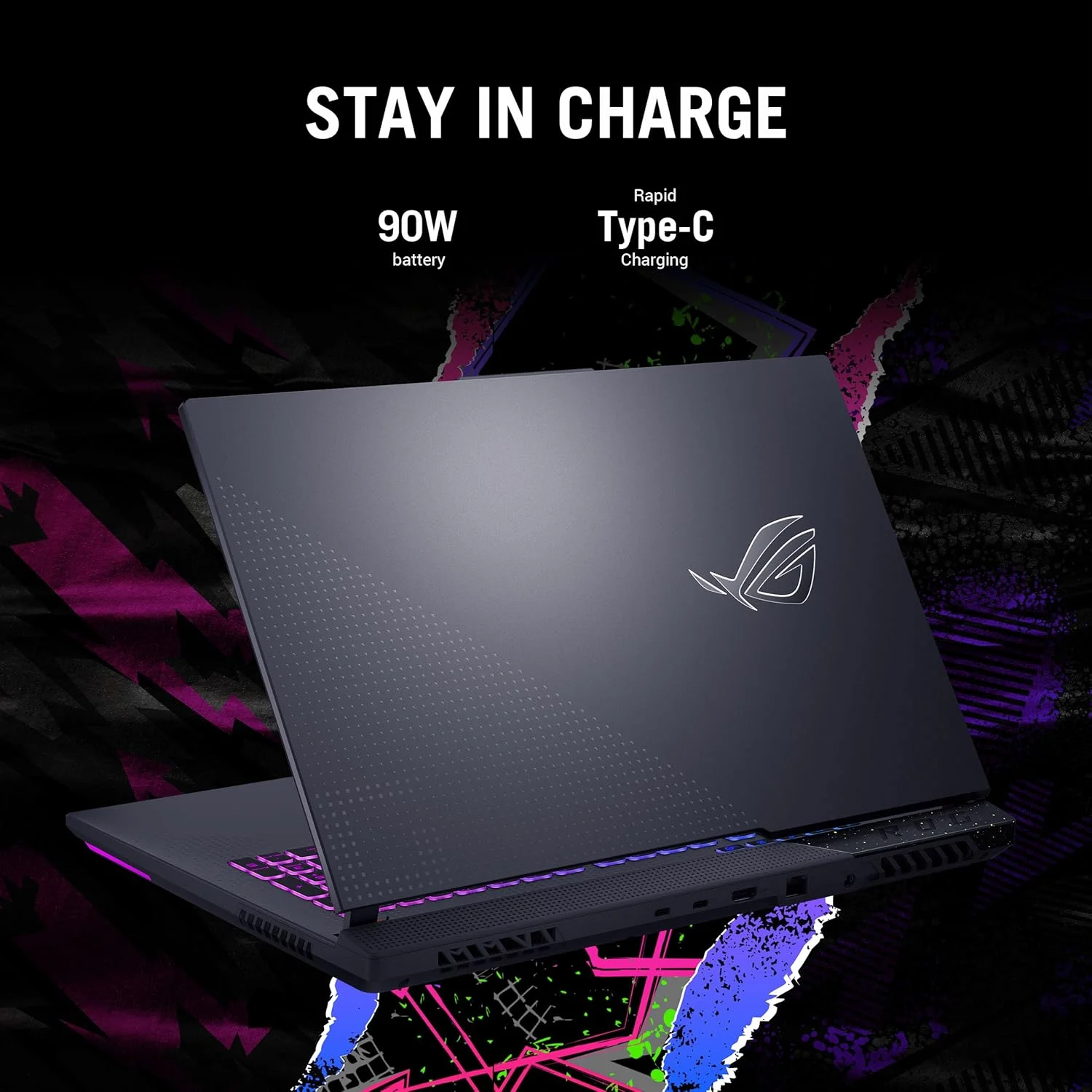 لپ تاپ ROG Strix G17 G713PV-HX162W /AMD Ryzen R9-7940HX/16GB RAM/1TB SSD/NVIDIA GeForce RTX 4060 8GB/17.3 FHD(1920x1080) 144hZ/Windows 11 Home - خاکستری Eclipse لپ تاپ ROG Strix G17 G713PV-HX162W /AMD Ryzen R9-7940HX/16GB RAM/1TB SSD/NVIDIA GeForce RTX 4060 8GB/17.3 FHD(1920x1080) 144hZ/Windows 11 Home - خاکستری Eclipse