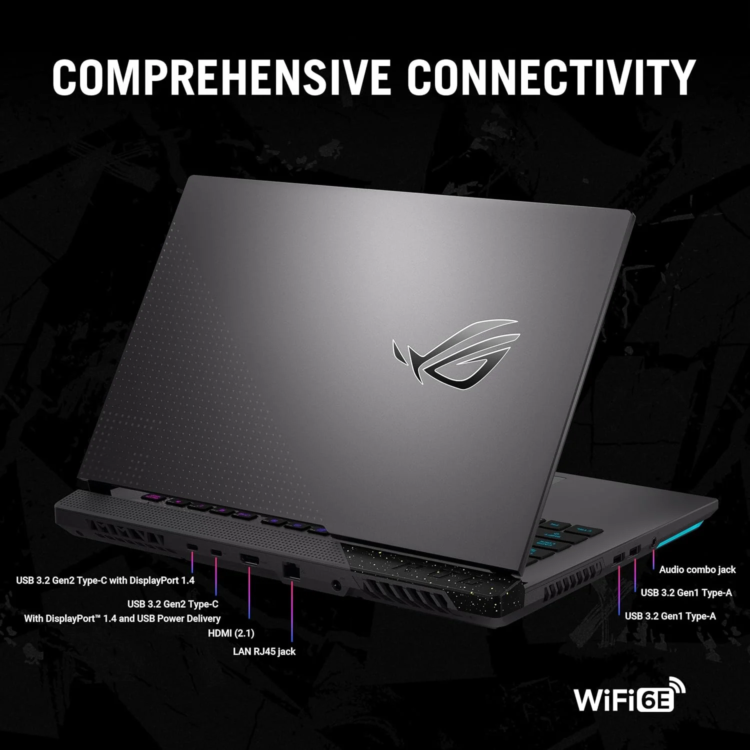لپ تاپ ROG Strix G17 G713PV-HX162W /AMD Ryzen R9-7940HX/16GB RAM/1TB SSD/NVIDIA GeForce RTX 4060 8GB/17.3 FHD(1920x1080) 144hZ/Windows 11 Home - خاکستری Eclipse لپ تاپ ROG Strix G17 G713PV-HX162W /AMD Ryzen R9-7940HX/16GB RAM/1TB SSD/NVIDIA GeForce RTX 4060 8GB/17.3 FHD(1920x1080) 144hZ/Windows 11 Home - خاکستری Eclipse