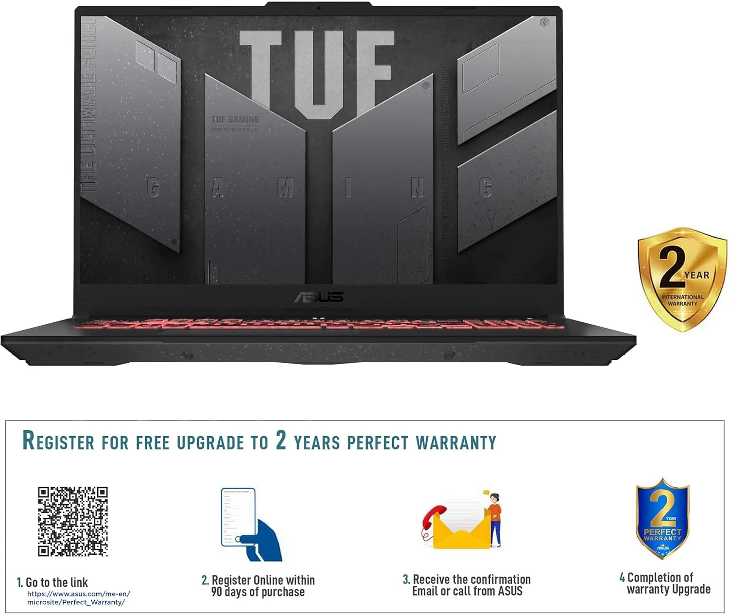 لپ تاپ گیمینگ ایسوس Tuf Gaming A17 FA707RR-HX003W (خاکستری Jaeger)، پردازنده R7-6800H، رم 16 گیگابایت، حافظه SSD 1 ترابایت PCIe G3، کارت گرافیک Nv Rtx3070، ویندوز 11 هوم، صفحه نمایش 17.3 اینچ FHD 1920X1080 16:9 144Hz، وب کم HD، کیبورد با نور پس زمینه RGB انگلیسی-عربی لپ تاپ گیمینگ ایسوس Tuf Gaming A17 FA707RR-HX003W (خاکستری Jaeger)، پردازنده R7-6800H، رم 16 گیگابایت، حافظه SSD 1 ترابایت PCIe G3، کارت گرافیک Nv Rtx3070، ویندوز 11 هوم، صفحه نمایش 17.3 اینچ FHD 1920X1080 16:9 144Hz، وب کم HD، کیبورد با نور پس زمینه RGB انگلیسی-عربی
