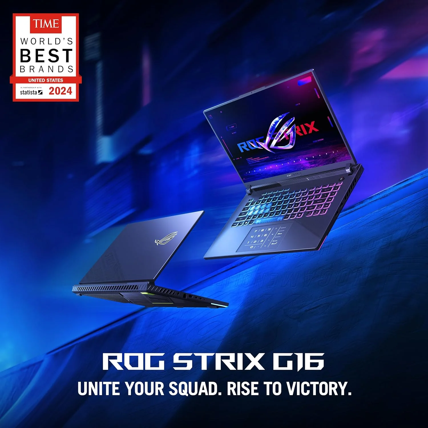 لپ تاپ گیمینگ ایسوس ROG Strix G16 (2025) G614 | NVIDIA RTX 5060 8GB | AMD Ryzen 9 8940HX | رم 16 گیگابایت | SSD 1 ترابایت | نمایشگر 16 اینچ 240 هرتز (2560 x 1600) | ویندوز 11 هوم [G614PM-G161W]