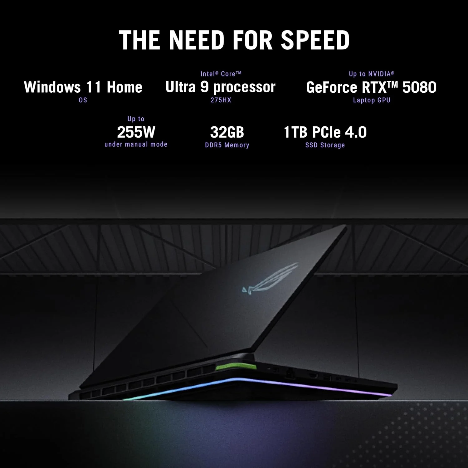 لپ تاپ گیمینگ ROG Strix G615 | پردازنده Intel Core Ultra 9 Processor 275HX | رم 32 گیگابایت | اس اس دی 1 ترابایت | NV RTX5080 | ویندوز 11 هوم | نمایشگر 16 اینچی (1920 x 1200, WUXGA) 165 هرتز | خاکستری [G615LW-G321W]