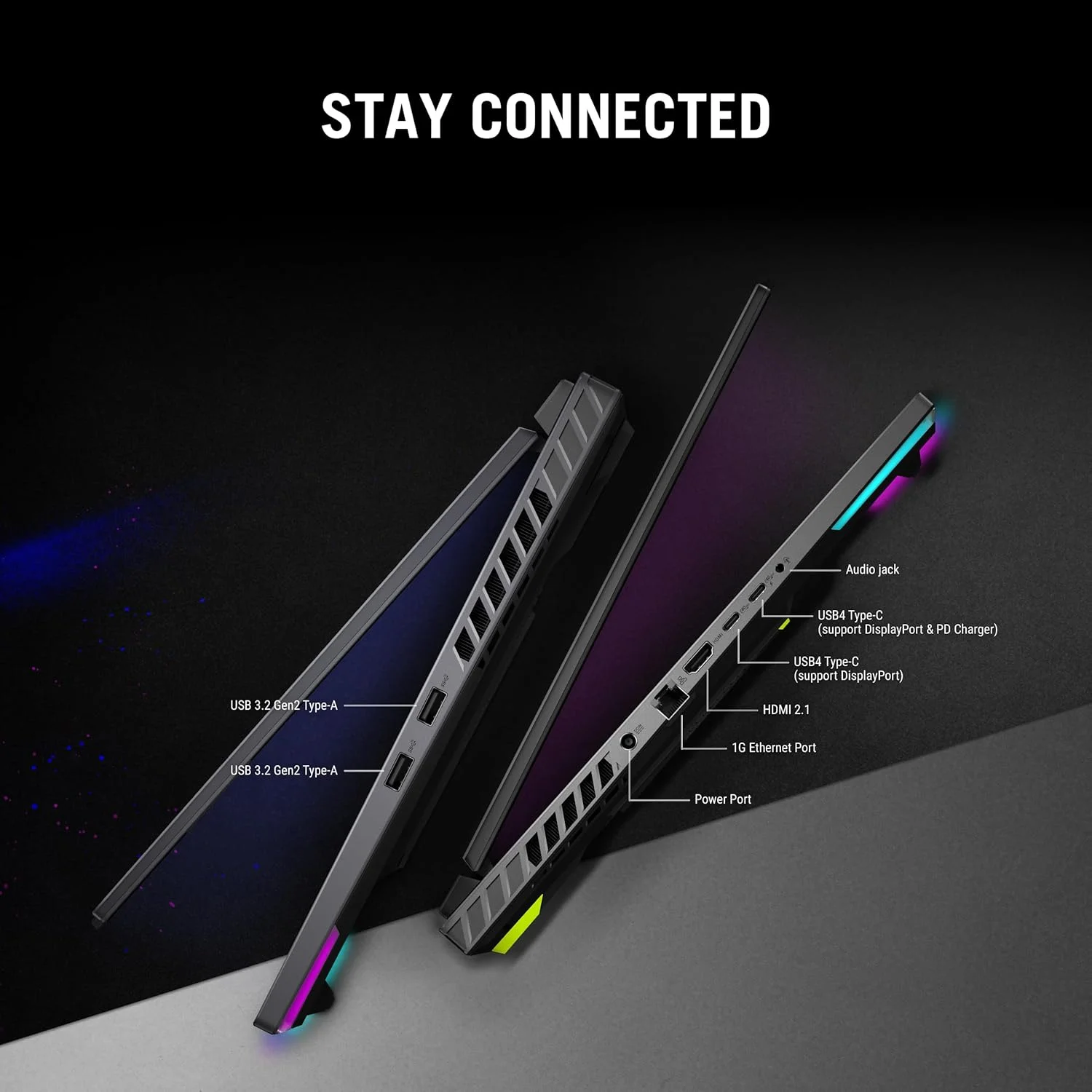 لپ تاپ گیمینگ ایسوس ROG Strix G16 (2025) G614 | NVIDIA RTX 5060 8GB | AMD Ryzen 9 8940HX | رم 16 گیگابایت | SSD 1 ترابایت | نمایشگر 16 اینچ 240 هرتز (2560 x 1600) | ویندوز 11 هوم [G614PM-G161W]