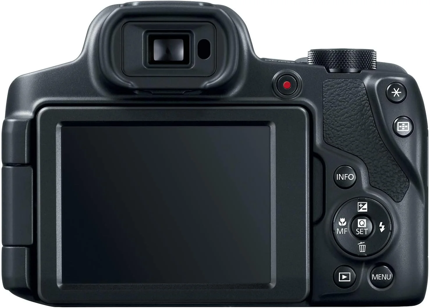 دوربین دیجیتال کانن Powershot SX70 با حسگر 20.3 مگاپیکسل، لنز زوم اپتیکال 65 برابر، فیلمبرداری 4K و صفحه نمایش LCD 3 اینچی چرخان (مشکی)