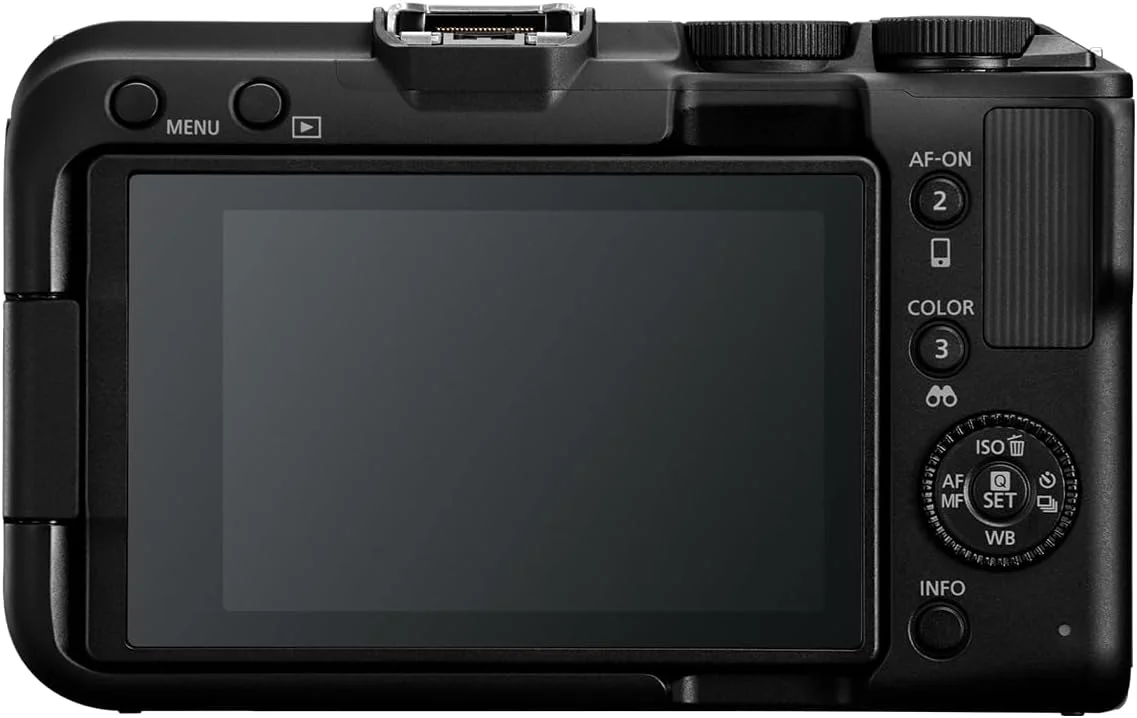 دوربین هیبریدی بدون آینه Canon EOS R50 V با لنز RF-S14-30mm F4-6.3 IS STM PTZ، لنز زوم زاویه فوق عریض، فیلمبرداری عمودی، ولاگ، پخش زنده، تولید محتوا