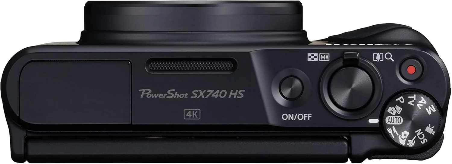 دوربین عکاسی کانن PowerShot SX740 HS (بازسازی شده) - مشکی