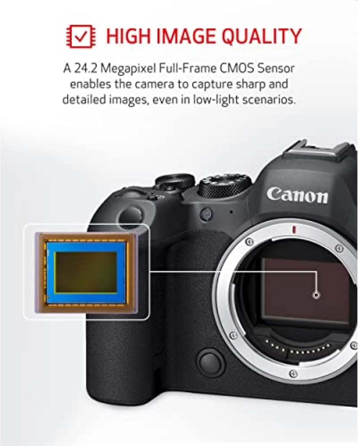 کیت دوربین Canon EOS R6 Mark II با لنز RF24-105mm F4-7.1 IS STM - مشکی