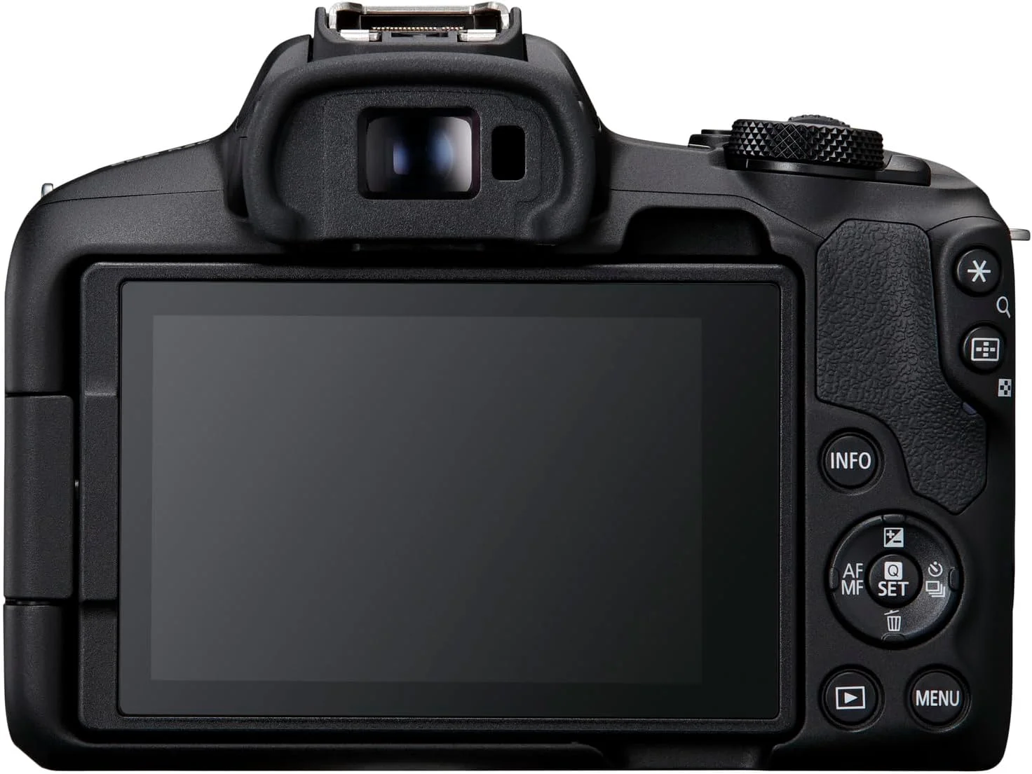 دوربین بدون آینه کانن EOS R50، مشکی + لنز RF-S 18-45mm F4.5-6.3 IS STM (مدل ارتقا یافته M50 Mark II)