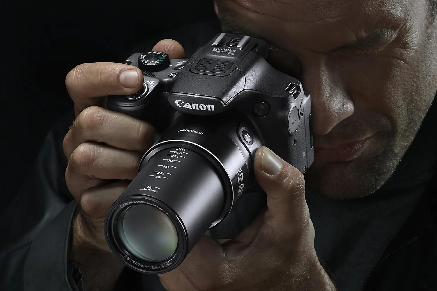 دوربین دیجیتال کانن PowerShot SX60 HS - 16.1 مگاپیکسل، مشکی