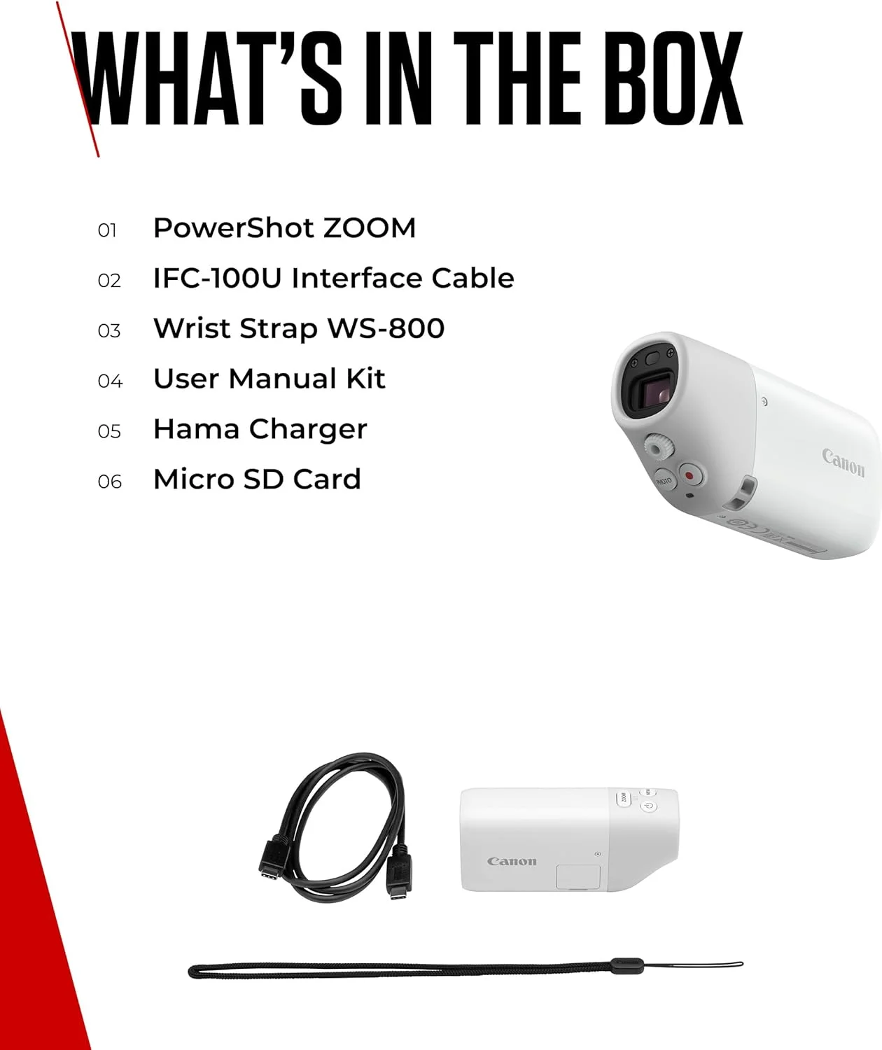 تک چشمی دیجیتال جیبی Canon PowerShot ZOOM - نزدیک شوید، سپس با زوم 3 مرحله ای، طراحی سبک وزن، عکس های 12 مگاپیکسلی، فیلم HD، دوربین USB-C، فضای باز - اتصال Wi-Fi و بلوتوث، نزدیک تر شوید.