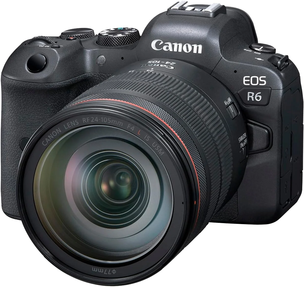 کیت دوربین بدون آینه Canon Eos R6 با لنز Rf 24-105mm F/4L