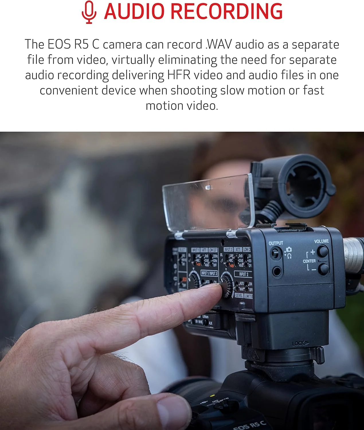 بدنه دوربین کانن EOS R5 C