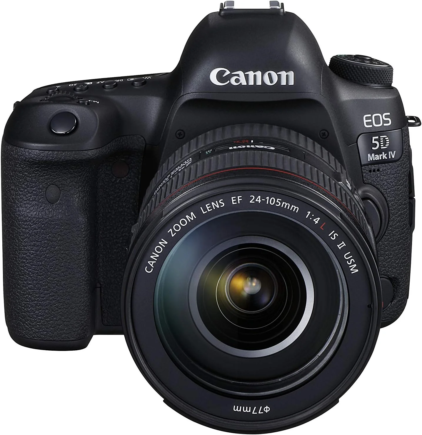 کیت دوربین SLR کانن EOS 5D Mark IV + EF 24-105mm f/4L IS II USM، سنسور CMOS 30.4 مگاپیکسل، 6720 x 4480 پیکسل، مشکی - دوربین دیجیتال (30.4 مگاپیکسل، 6720 x 4480 پیکسل، CMOS، 4K Ultra HD، 800 گرم، مشکی)