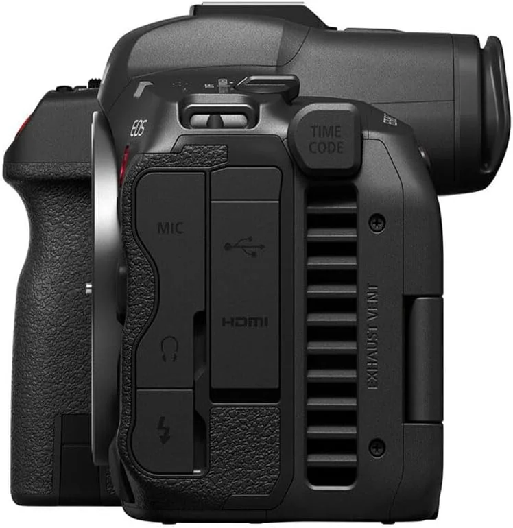 دوربین فیلمبرداری/عکاسی حرفه ای Canon EOS R5 C با سنسور فول فریم 8K/60P، مانت RF، RAW داخلی، خروجی RAW HDMI 8K، نمونه برداری بیش از حد 4K/2K، طراحی فشرده و سبک، Dual Pixel CMOS AF، VR با لنز Dual-Fisheye RF5.2mm