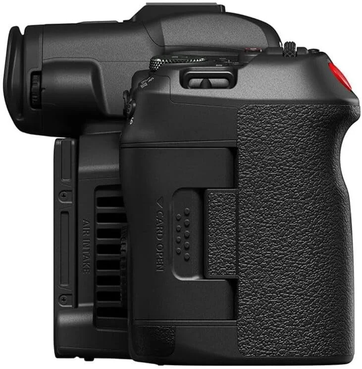 دوربین فیلمبرداری/عکاسی حرفه ای Canon EOS R5 C با سنسور فول فریم 8K/60P، مانت RF، RAW داخلی، خروجی RAW HDMI 8K، نمونه برداری بیش از حد 4K/2K، طراحی فشرده و سبک، Dual Pixel CMOS AF، VR با لنز Dual-Fisheye RF5.2mm