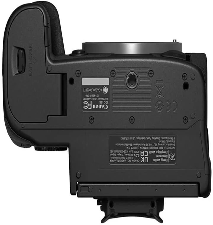 دوربین فیلمبرداری/عکاسی حرفه ای Canon EOS R5 C با سنسور فول فریم 8K/60P، مانت RF، RAW داخلی، خروجی RAW HDMI 8K، نمونه برداری بیش از حد 4K/2K، طراحی فشرده و سبک، Dual Pixel CMOS AF، VR با لنز Dual-Fisheye RF5.2mm