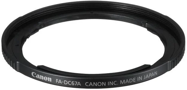 آداپتور فیلتر Canon FA-DC67A برای دوربین دیجیتال Powershot SX30 IS/SX40 HS/SX50 HS، مشکی
