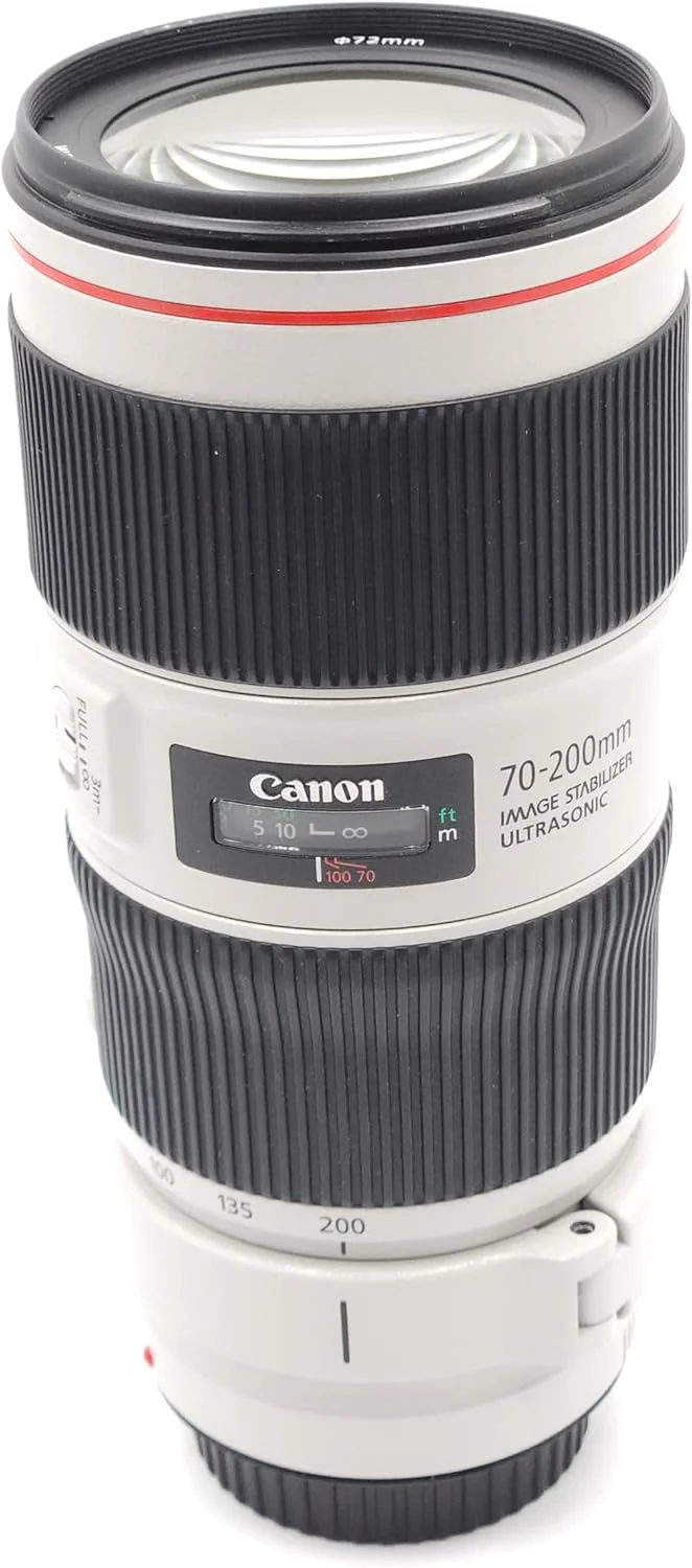 لنز Canon EF 70-200mm f/4L IS II USM برای دوربین های SLR دیجیتال Canon، سفید لنز Canon EF 70-200mm f/4L IS II USM برای دوربین های SLR دیجیتال Canon، سفید