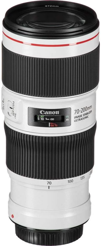 لنز Canon EF 70-200mm f/4L IS II USM برای دوربین های SLR دیجیتال Canon، سفید لنز Canon EF 70-200mm f/4L IS II USM برای دوربین های SLR دیجیتال Canon، سفید