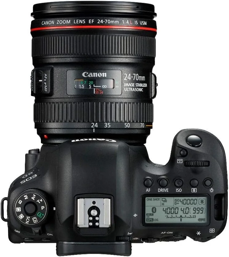 دوربین کانن EOS 6D Mark II به همراه لنز EF 24-70mm F/4L IS USM، مشکی، نسخه امارات متحده عربی با گارانتی رسمی