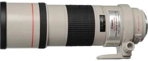 لنز تثبیت کننده تصویر Canon EF 300mm F/4.0L IS USM، مشکی