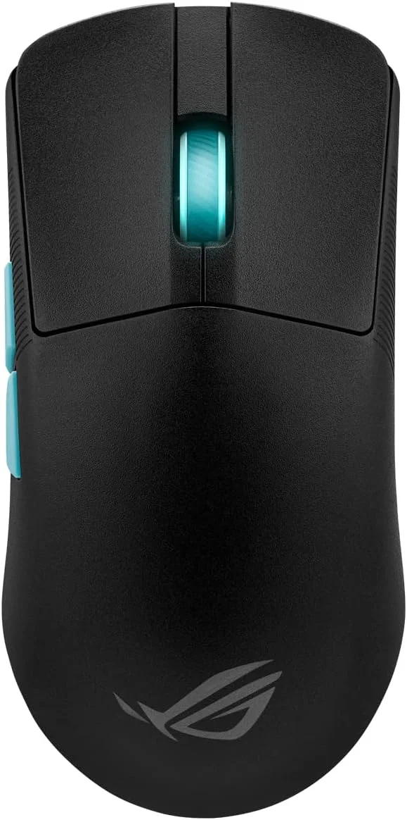 موس گیمینگ ایسوس ROG Harpe Ace Aim Lab Edition، فوق سبک 54 گرمی، اتصال با تأخیر کم (RF 2.4 گیگاهرتز، بلوتوث، سیمی)، سنسور 36K DPI، 5 دکمه قابل تنظیم، بازی های Esports و FPS، Nvidia Reflex