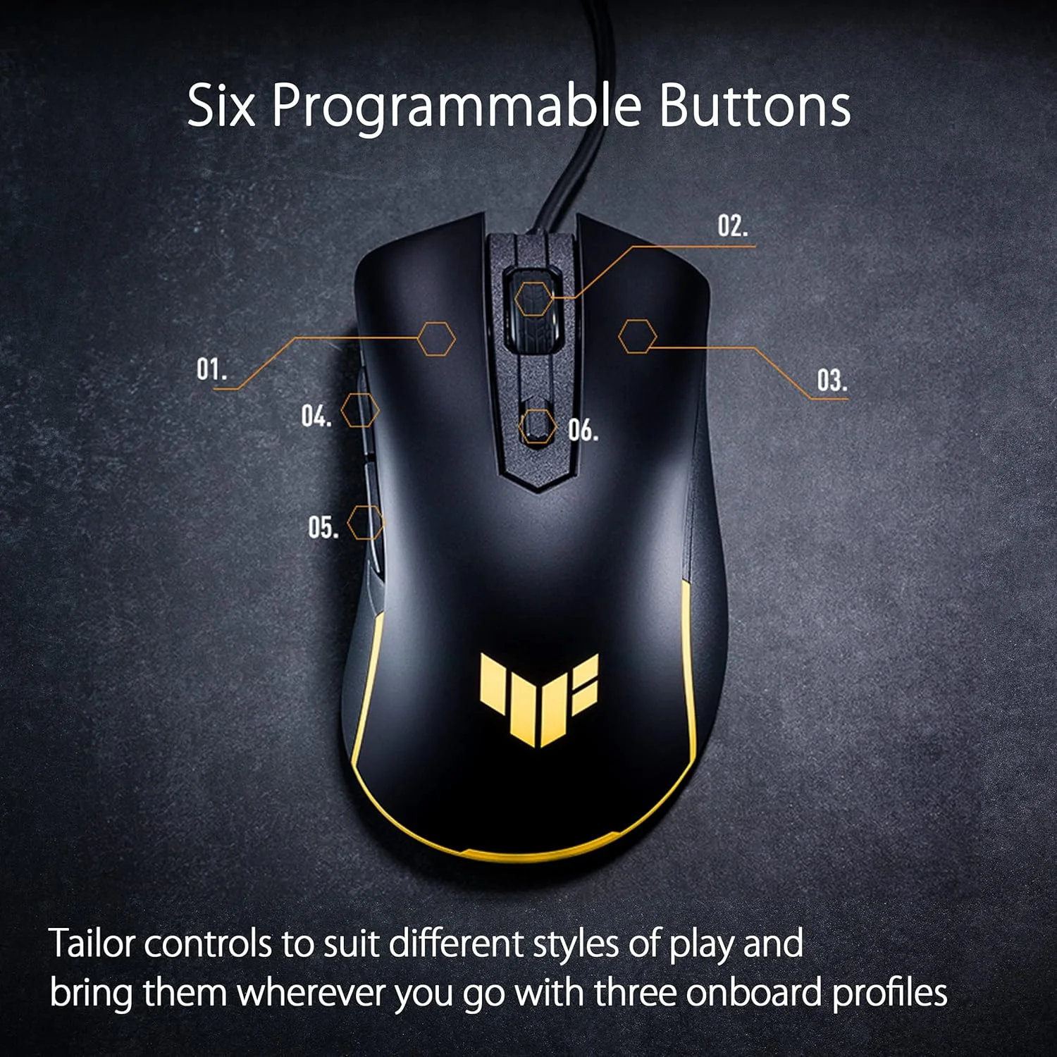 موس گیمینگ سیم دار ایسوس TUF Gaming M3 Gen II، وزن سبک 59 گرم، مقاومت در برابر گرد و غبار و آب IP56، محافظ آنتی باکتریال، سنسور اپتیکال 8K DPI، 6 دکمه قابل برنامه ریزی، پایه های ماوس تفلون، مشکی موس گیمینگ سیم دار ایسوس TUF Gaming M3 Gen II، وزن سبک 59 گرم، مقاومت در برابر گرد و غبار و آب IP56، محافظ آنتی باکتریال، سنسور اپتیکال 8K DPI، 6 دکمه قابل برنامه ریزی، پایه های ماوس تفلون، مشکی